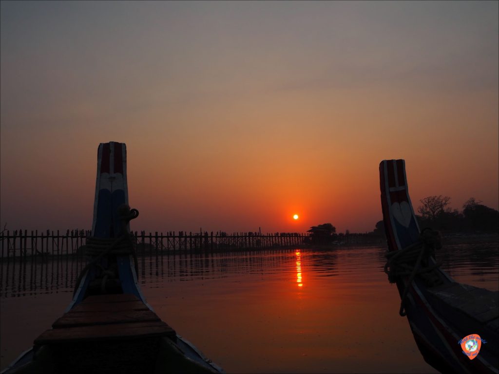 U Bein Wooden Bridge, Mandalay, Myanmar