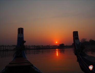 U Bein Wooden Bridge, Mandalay, Myanmar