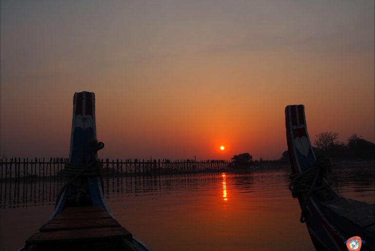 U Bein Wooden Bridge, Mandalay, Myanmar